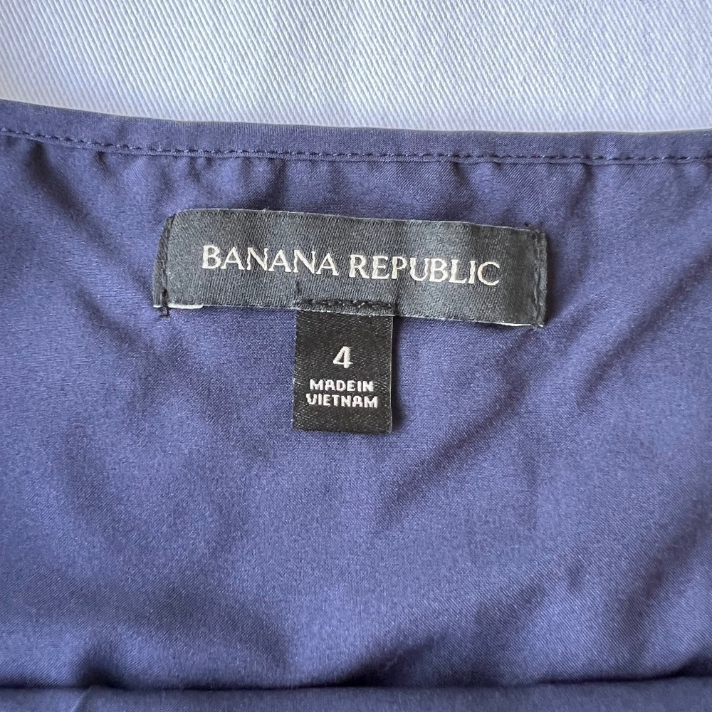 *FIRM PRICE* Banana Republic eyelet pinafore tiered ruffle dress - Picture 9 of 11